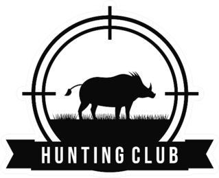 Hunting Club Logo Sticker