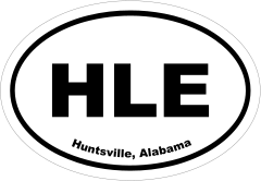 Huntsville, Alabama Oval Stickers
