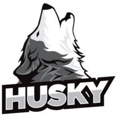 Husky Emblem Sticker