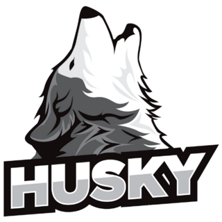 Husky Emblem Sticker