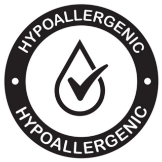 Hypoallergenic Tested Circle Sticker