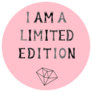 I Am A Limited Edition Lettering Sticker