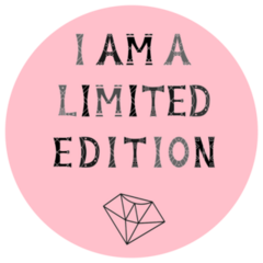 I Am A Limited Edition Lettering Sticker