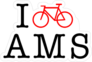 I Bike Amsterdam Slogan Sticker