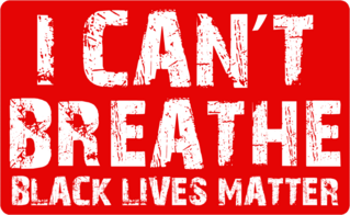 I Cant Breathe Black Lives Matter Sticker