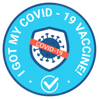 I Got My Covid-19 Vaccine Shot Sticker