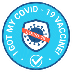 I Got My Covid-19 Vaccine Shot Sticker