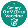 I Got My Covid Vaccine Shot Check Mark Sticker