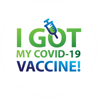I Got My Covid Vaccine Shot Sticker