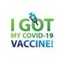 I Got My Covid Vaccine Shot Sticker
