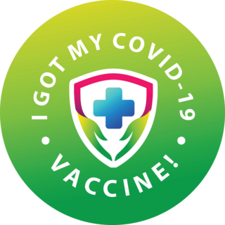 I Got My Vaccine Shield Sticker