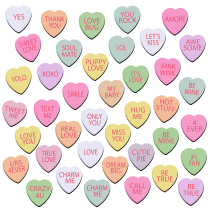 I Heart You - Conversation Hearts Magnet Bundle