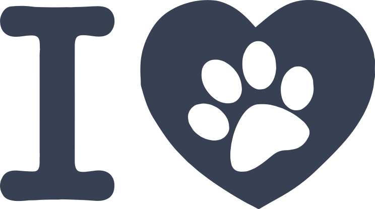 I Love Animals Heart Sticker