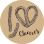 I Love Churros Sticker
