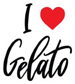 I Love Gelato Sticker