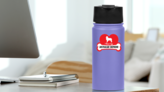 I Love My Australian Shepherd Magnet on a Water Bottle (New) example