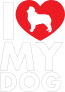 I Love My Australian Shepherd Text With Heart Sticker