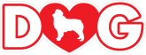 I Love My Australian Shepherd With Heart For Letter O Sticker