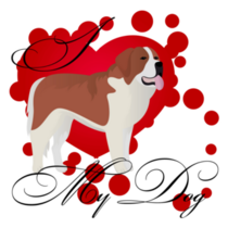 I Love My Bernard Sticker