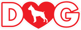 I Love My Boxer With Heart For Letter O Sticker