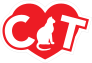 I Love My Cat With Heart And Curly Tail Cat For The A Sticker