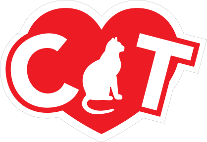 I Love My Cat With Heart And Curly Tail Cat For The A Sticker