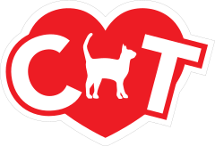 I Love My Cat With Heart And Standing Cat For A Sticker