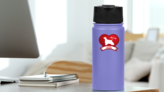 I Love My Cocker Spaniel With Shaded Heart Sticker on a Water Bottle (New) example