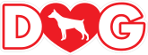 I Love My Doberman Pinscher With Heart For Letter O Sticker