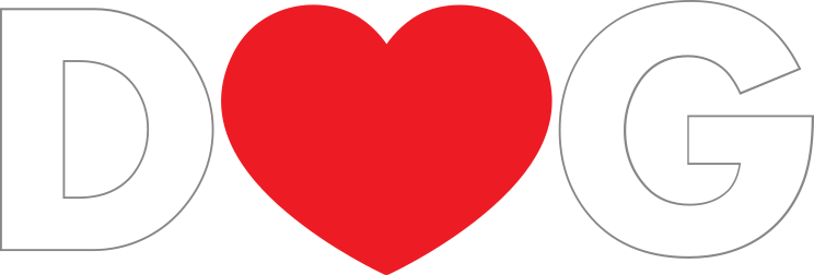 I Love My Dog With Heart For Letter O Sticker