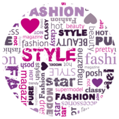 I Love My Fashion Style Pattern Sticker