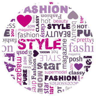 I Love My Fashion Style Pattern Sticker