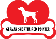 I Love My German Shorthaired Pointer With Dog Bone And Heart St