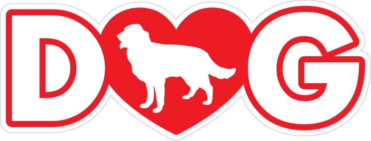 I Love My Golden Retriever With Heart For Letter O Sticker