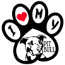 I Love My Pit Bull Sticker