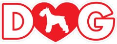I Love My Schnauzer With Heart For Letter O Sticker