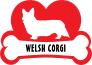 I Love My Welsh Corgi With Dog Bone And Heart Sticker