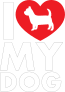 I Love My Yorkshire Terrier Text With Heart Sticker
