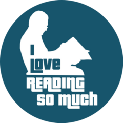 I Love Reading So Much Book Lover Sticker
