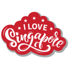 I Love Singapore Sticker