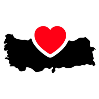 I Love Turkey, Turkey Map Sticker