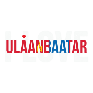 I Love Ulaanbaatar, Mongolia Sticker