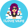 I Love Vape Girl Sticker