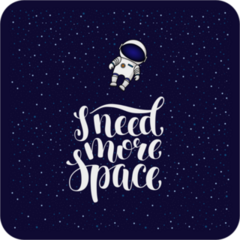 I Need More Space Sticker