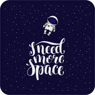 I Need More Space Sticker