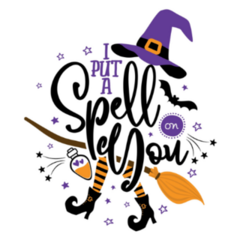 I Put a Spell On You Illustration Sticker