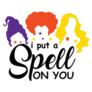 I Put a Spell On You Witches Sticker