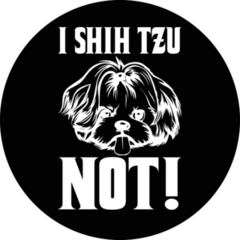 I Shih Tzu Not Sticker