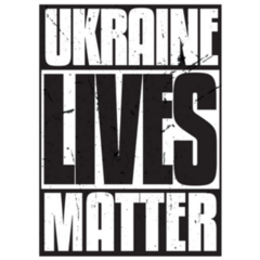 I Stand With Ukraine Solidarity Lives Matter Sticker