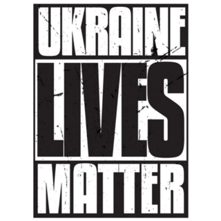 I Stand With Ukraine Solidarity Lives Matter Sticker